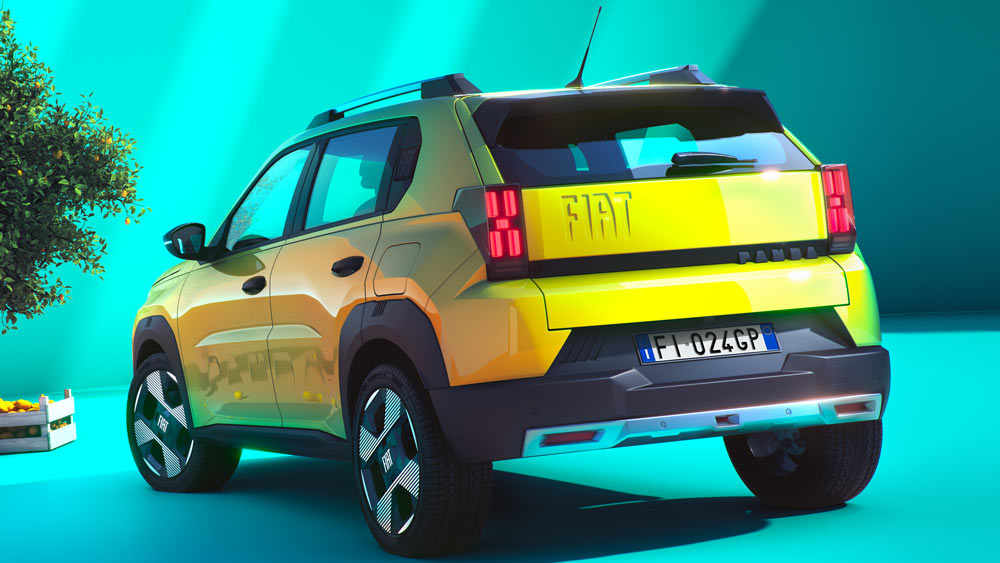 Tre Quarti Posteriore di FIAT Grande Panda